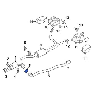 Porsche OE - Exhaust Pipe Flange Gasket