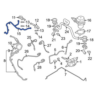 Porsche OE - Evaporative Emissions System Lines