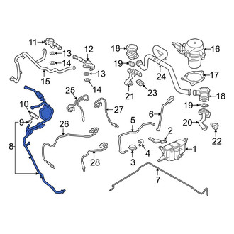 Porsche OE - Evaporative Emissions System Lines