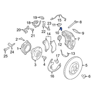 Porsche OE - Rear Brake Bleeder Screw