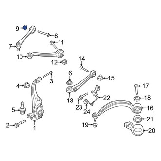 Porsche OE - Suspension Control Arm Nut