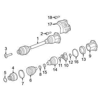 Porsche OE - Front Suspension - Drive Axles (S)