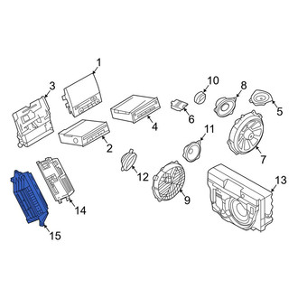 Porsche OE - Radio Amplifier Bracket