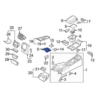 Porsche OE - Console Bracket