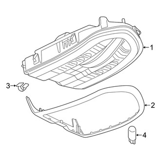 Porsche OE - Overhead Console (W/O Panoramic), (Gas)