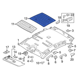 Porsche OE - Rear Roof Insulator