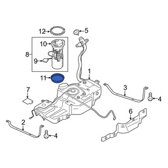 Porsche OE - Fuel Pump Tank Seal