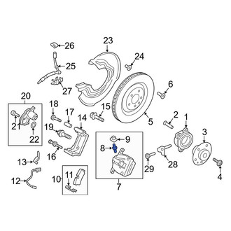 Porsche OE - Rear Brake Bleeder Screw