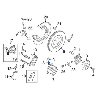 Porsche OE - Rear Brake Bleeder Screw