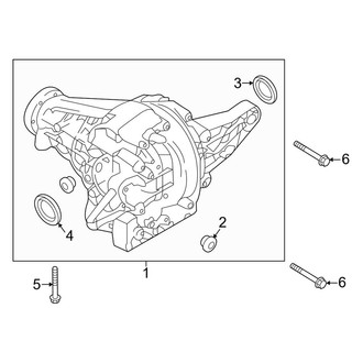 Porsche OE - Rear Suspension - Axle & Differential (W/O Limited Slip), (GTS)