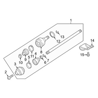 Porsche OE - Rear Suspension - Drive Axles (S)