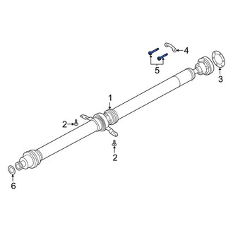 Porsche OE - Drive Shaft Bolt