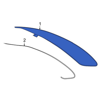 Porsche OE - Rear Liftgate Glass