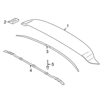 Porsche OE - Lift Gate - Spoiler