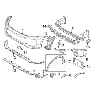 Porsche OE - Front Bumper & Grille - Bumper & Components