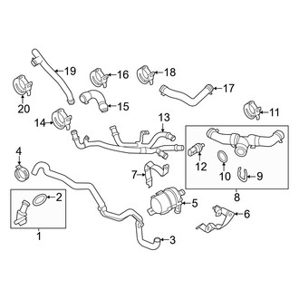 Porsche OE - Cooling - Hoses & Lines (Center & Driver Side), (Base / Coupe)