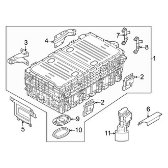 Porsche OE - Electrical - Battery (Battery & Controls, High Voltage)