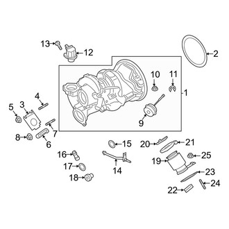 Porsche OE - Engine / Transaxle - Turbocharger & Components (Base / Coupe / E-Hybrid / E-Hybrid Coupe / S E-Hybrid / S E-Hybrid Coupe)