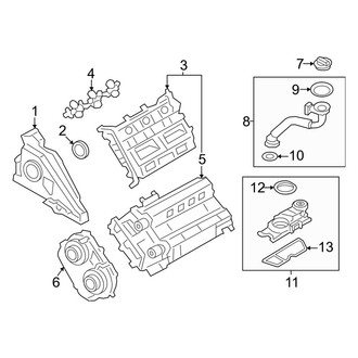 Porsche OE - Engine / Transaxle - Valve & Timing Covers (GTS / GTS Coupe / S / S Coupe / Turbo E-Hybrid / Turbo E-Hybrid Coupe / Turbo GT Coupe)
