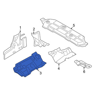 Porsche OE - Floor Pan Heat Shield