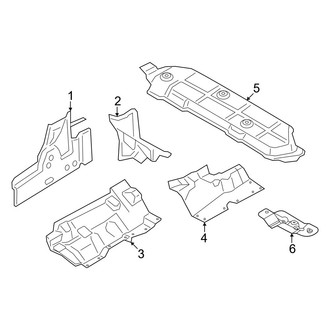 Porsche OE - Exhaust System - Heat Shields