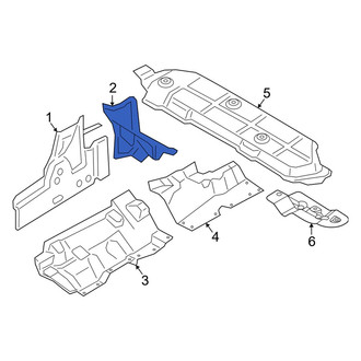 Porsche OE - Floor Pan Heat Shield