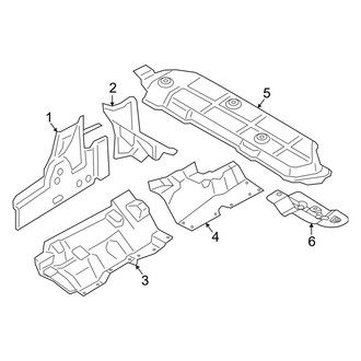 Porsche OE - Exhaust System - Heat Shields