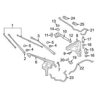 Porsche OE - Windshield - Wiper & Washer Components (Base / Coupe / E-Hybrid / E-Hybrid Coupe / GTS / GTS Coupe / S / S Coupe / S E-Hybrid / S E-Hybrid Coupe / Turbo E-Hybrid / Turbo E-Hybrid Coupe / Turbo GT Coupe)