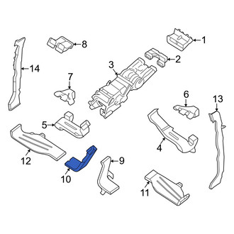 Porsche OE - Instrument Panel Air Duct