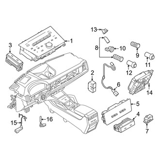 Porsche OE - Center Console (Switches & Controls), (Base / Coupe / E-Hybrid / E-Hybrid Coupe / S / S Coupe / S E-Hybrid / S E-Hybrid Coupe / Turbo E-Hybrid / Turbo E-Hybrid Coupe / Turbo GT Coupe)