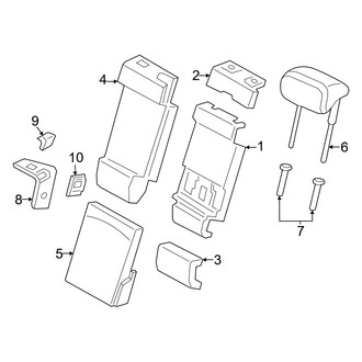 Porsche OE - Seats & Tracks - Rear Seat Components (Center Seat, Sport Seat)
