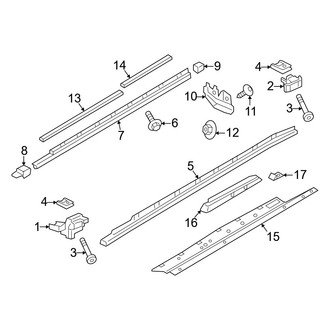 Porsche OE - Pillars, Rocker & Floor - Exterior Trim