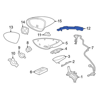 Porsche OE - Front Right Turn Signal Light Assembly