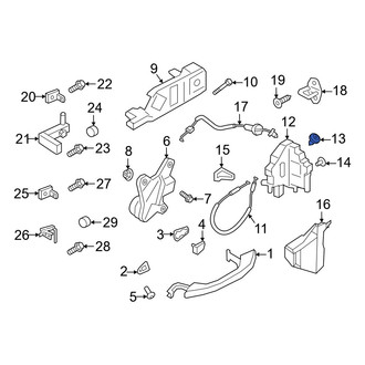 Porsche OE - Door Latch Screw