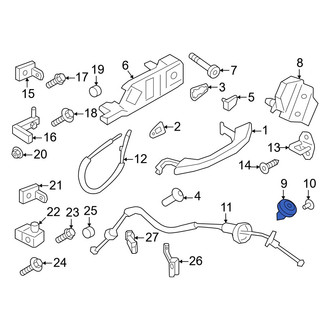 Porsche OE - Door Latch Screw