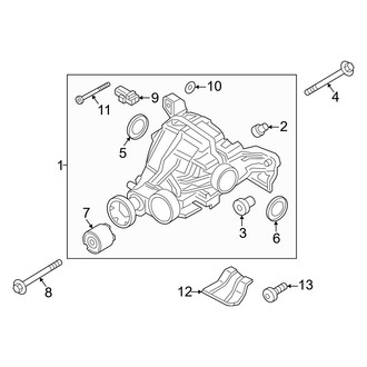 Porsche OE - Rear Suspension - Axle & Differential (With Lock)