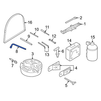 Porsche OE - Wheel Lug Wrench