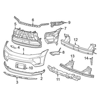 Porsche OE - Front Bumper & Grille - Bumper & Components (4 Electric)