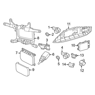 Porsche OE - Front Bumper & Grille - Electrical Components (4 Electric)