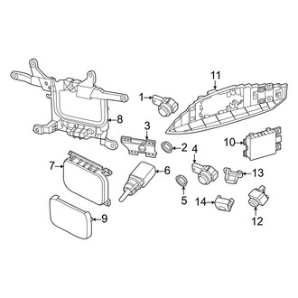 Porsche OE - Front Bumper & Grille - Electrical Components (Turbo Electric)