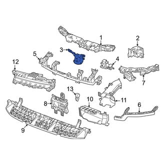 Porsche OE - Front Hood Latch Support