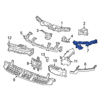 Porsche OE - Front Right Headlight Bracket