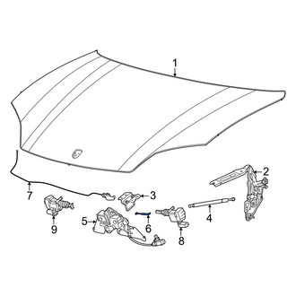 Porsche OE - Front Hood Release Cable