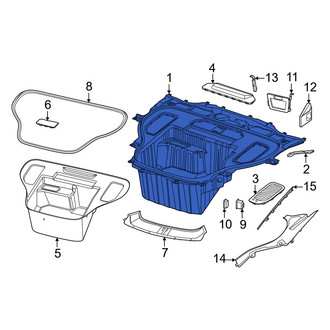 Porsche OE - Front Trunk Floor Storage Box