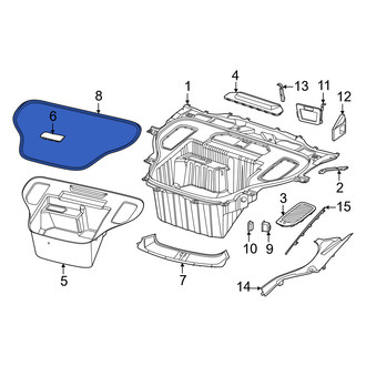 Porsche OE - Front Deck Lid Seal