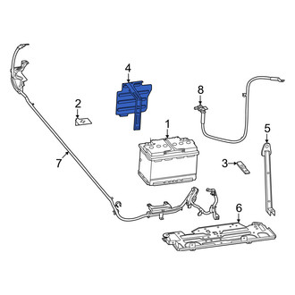 Porsche OE - Battery Hold Down Frame