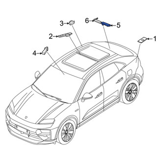 Porsche OE - Rear GPS Navigation System Antenna