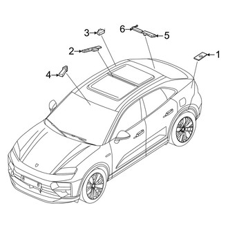 Porsche OE - Electrical - Antenna (BATTERY EV (EV/BEV))