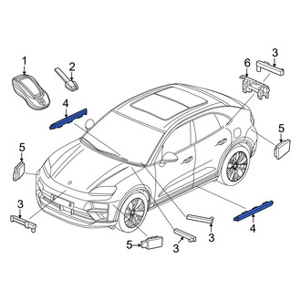 Porsche OE - Keyless Entry Antenna