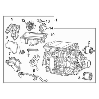 Porsche OE - Electrical Components (Front Drive Unit), (BATTERY EV (EV/BEV))